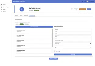 Screenshot del proyecto Water System Frontend